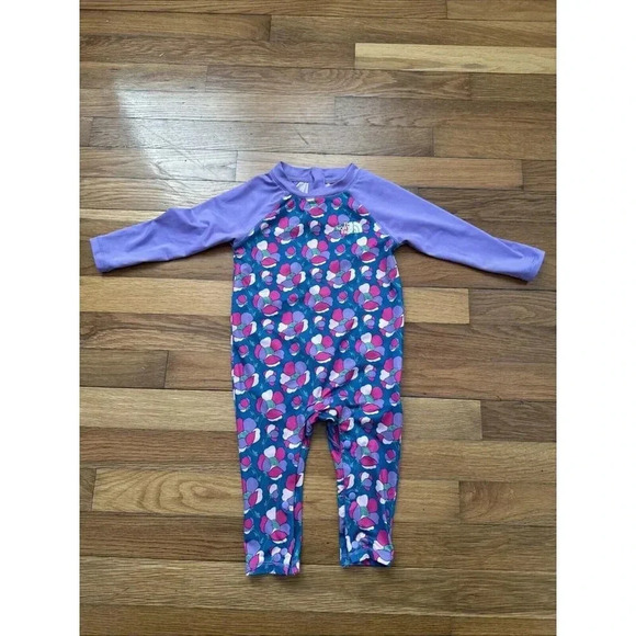 The North Face UPF 40+ Sun One-Piece Infants Baby Flashdry Size 6-12 Months - Picture 2 of 6